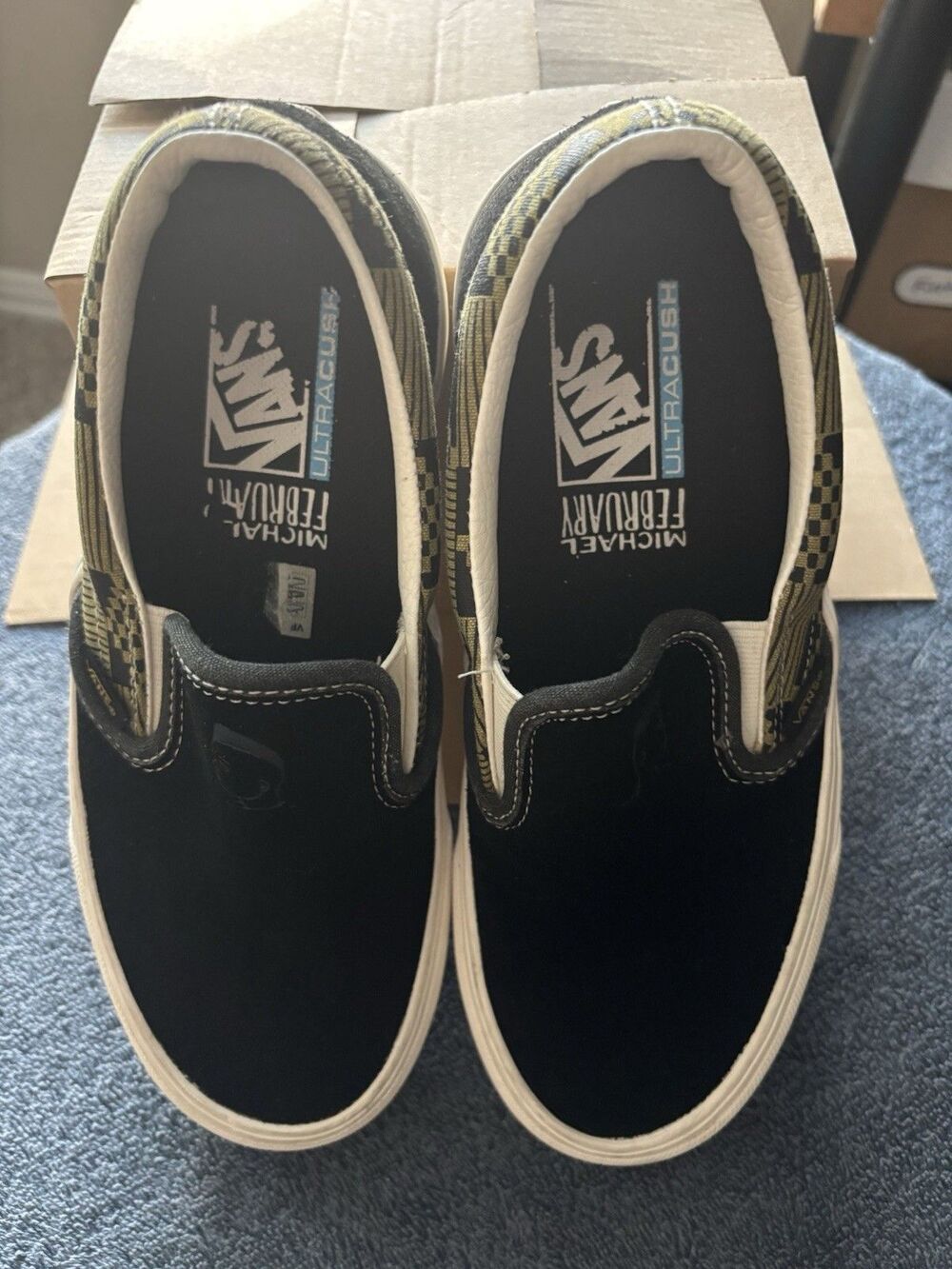 Vans Michael February Slip On’s Women’s Size 8 Suede Ultra Cush Shoes